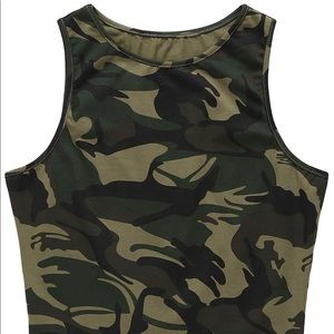 Camo Crop Top
